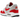 Nike Air Max 1 86 OG Big Bubble Sport Red sneakers i sideprofil med hvid mesh-overdel, rødt mudguard og synlig Air-enhed i sålen