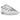 Nike Air Max 1 Patta Waves White sneakers i sideprofil med hvid overdel, bølgeformet mudguard og synlig Air unit i sålen