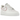 Nike Air Force 1 Low Just Do It White Noble Green Metallic Silver University Red sneakers i sideprofil med hvid overdel og grøn detalje