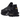 Nike Air Max Plus Black Suede Silver sneakers i vinkelret visning med sort ruskind og sølvdetaljer samt synlige Air enheder i sålen