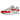 Nike Air Max 1 '86 OG Big Bubble Sport Red sneakers i vinkelprofil med hvid mesh og røde ruskinddetaljer samt synlig Air enhed