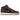 Air Jordan 1 Mid Purple Mocha sneakers i vinkelret visning med brun og lilla læderoverdel samt klassiske snørebånd