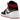 Air Jordan 1 Mid Gym Red Black Toe sneakers i et klassisk sidemønster med hvidt læder, røde detaljer og sorte snørebånd