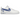Nike Air Force 1 Low '07 FM Cut Out Swoosh White Game Royal sneakers i sideprofil med hvid overdel og blåt udskåret swoosh
