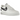 Nike Air Force 1 Low 07 FM Cut Out Swoosh White Black sneakers i vinkelret visning med hvid overdel og sort cut-out swoosh