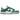 Nike Dunk Low SE Lottery Pack Malachite Green sneakers i vinkelret visning med hvid overdel og grøn swoosh