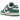 Nike Dunk Low SE Lottery Pack Malachite Green sneakers i sideprofil med hvid og grøn læderoverdel samt klassiske snørebånd