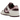 Nike Dunk Low Retro PRM Valentine's Day sneakers i en vinklet profil med hvid læderoverdel, røde detaljer og lyserøde snørebånd