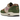 Nike Air Max 1 SH Treeline sneakers i en vinkel med grøn overdel, brune ruskindspaneler, hvid mellemsål og synlig Air enhed