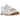 Nike Air Dunk Jumbo Photon Dust Gum Light Brown sneakers i sideprofil med grå overdel, hvide snørebånd og gummisål