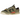 Nike Air Dunk Jumbo Medium Olive sneakers i vinkelret visning med olivenfarvet overdel og synlige snørebånd