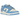 Nike Dunk Low Retro University Blue sneakers i sideprofil med hvid og lyseblå læderoverdel, klassiske snørebånd og hvid mellemsål