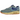 Nike Air Max 1 PRM Dirty Denim sneakers i vinkelret visning medblå denim paneler hvid mellemsål og synlig Air enhed