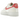Nike Air Force 1 Low 07 Next Nature Summit White Sea Coral sneakers i sideprofil med hvid overdel og koralfarvet swoosh