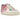 Nike Air Force 1 Low Shadow Sail Sea Coral sneakers i en vinklet profil med hvid læderoverdel, koralfarvede detaljer og klassisk sål