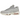 Nike Air Max 95 Grey Fog Pink Foam sneakers i sideprofil med grå og hvide lag samt synlige pink Air enheder i sålen