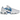 Nike Air Max Plus Spray Paint Swoosh White Blue sneakers i sideprofil med hvid overdel, blå detaljer og synlige Air-enheder