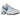Nike Air Max Plus Spray Paint Swoosh White Blue sneakers i sideprofil med hvid overdel, blå detaljer og synlige Air-enheder