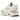 Nike Air Max 1 Pale Ivory sneakers i en vinkel med lysebeige overdel i mesh, ruskind og hvid mellemsål med synlig Air unit.