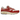Nike Air Max 1 Red Stardust sneakers i sideprofil med rød læderoverdel og hvid mellemsål med synlig Air unit
