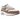 Nike Air Max 1 Smokey Mauve sneakers i sideprofil med lys overdel og lilla swoosh samt synlig Air enhed i sålen