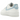 Nike Air Force 1 Low 07 University Blue Gingham sneakers i sideprofil med lyseblåt ternet swoosh og hvid læderoverdel