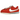Nike Cortez Picante Red sneakers i sideprofil med rød læderoverdel, hvid mellemsål og ikonisk swoosh-logo