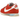 Nike Cortez Picante Red sneakers i sideprofil med rød overdel i læder, hvid mellemsål og ikonisk swoosh-logo