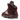 Air Jordan 5 Retro Burgundy sneakers i sideprofil med mørkerød ruskindsoverdel, hvid mellemsål og ikonisk pløs
