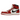 Air Jordan 1 Retro High OG Chicago Lost and Found sneakers i en vinkel med rød og hvid læderoverdel, sorte detaljer og klassisk snøring