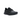 adidas Ultra Boost Leather Black sneakers i sideprofil med sort læderoverdel, matchende snørebånd og hvid mellemsål.