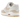 Nike Air Max 1 Sanddrift sneakers i vinkelret visning med beige overdel i mesh og ruskind samt synlig Air enhed i hælen