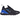 Nike Air Max 270 Multi-Swoosh Black Dark Marina Blue sneakers i sideprofil med sort overdel og blå detaljer samt synlig Air-enhed