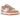 Nike Dunk Low PRM Red Stardust sneakers i sideprofil med lyserød overdel, hvid mellemsål og klassiske snørebånd