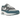 Nike Air Max 1 SC Noise Aqua sneakers i sideprofil med hvid mesh-overside, grå ruskind og lyseblå swoosh samt synlig Air-enhed i sålen