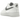 Nike Air Force 1 Low '07 Spray Paint Swoosh White Black Grey sneakers i sideprofil med hvid læderoverdel og sort spray paint swoosh