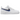 Nike Air Force 1 Low Impact Next Nature Double Swoosh White Black Blue sneakers i sideprofil med hvid læderoverdel og blå og sorte swoosh-logoer