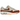 Nike Air Max 1 Rugged Orange sneakers i sideprofil med hvid overdel, orange swoosh og synlig Air unit i sålen