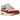 Nike Air Max 1 Rugged Orange sneakers i sideprofil med hvid overdel, orange læderdetaljer, synlig Air enhed og gummisål