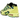 Nike Air Max Plus Drift Light Lemon Twist sneakers i vinkelret visning med gul mesh-overdel og synlige Air-enheder i sålen