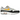 Nike Air Max 1 White University Gold sneakers i sideprofil med hvid overdel, gule detaljer og synlig Air enhed i sålen