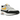 Nike Air Max 1 White University Gold sneakers i sideprofil med hvid overdel, gule detaljer og synlig Air unit i sålen