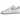 Nike Air Force 1 Low 07 White Light Smoke Grey sneakers i sideprofil med hvid læderoverdel og grå swoosh samt sål