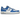 Nike Air Force 1 Low Blue Patent sneakers i en klassisk sideprofil med blankt blåt laklæder, hvide snørebånd og hvid mellemsål