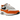 Nike Air Max 1 Monarch sneakers i et klassisk sideprofil med hvid meshoverdel, orange swoosh og synlig Air-enhed i sålen