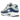 Nike Air Max 90 Glacier Blue sneakers i vinkelret visning med lyseblå overdel, hvid mellemsål og synlig Air enhed
