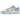 Nike Dunk Low Athletic Department University Blue sneakers i sideprofil med hvid læderoverdel, lyseblå detaljer og klassisk gummisål