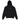 Nike x NOCTA NRG Fleece CS Hoodie Black sneakers i frontview med sort fleece materiale, hætte og hvidt logo