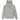 Nike x NOCTA CS Pullover Hoodie Dark Grey Heather/Matte Silver/Black sneakers vist i frontprofil med mørkegrå farve og hætte.