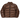 Nike x NOCTA Sunset Puffer Jacket Baroque Brown sneakers i frontview med mørkebrun quiltet overflade og lynlås
